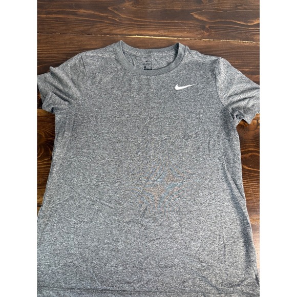 Nike Dri-FIT Gray T-Shirt Soccer Graphic Tee Women's Medium Athletic Top & Pants - Picture 2 of 16